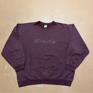 Vintage 90s Ikeda Maroon Men’s Crewneck XL